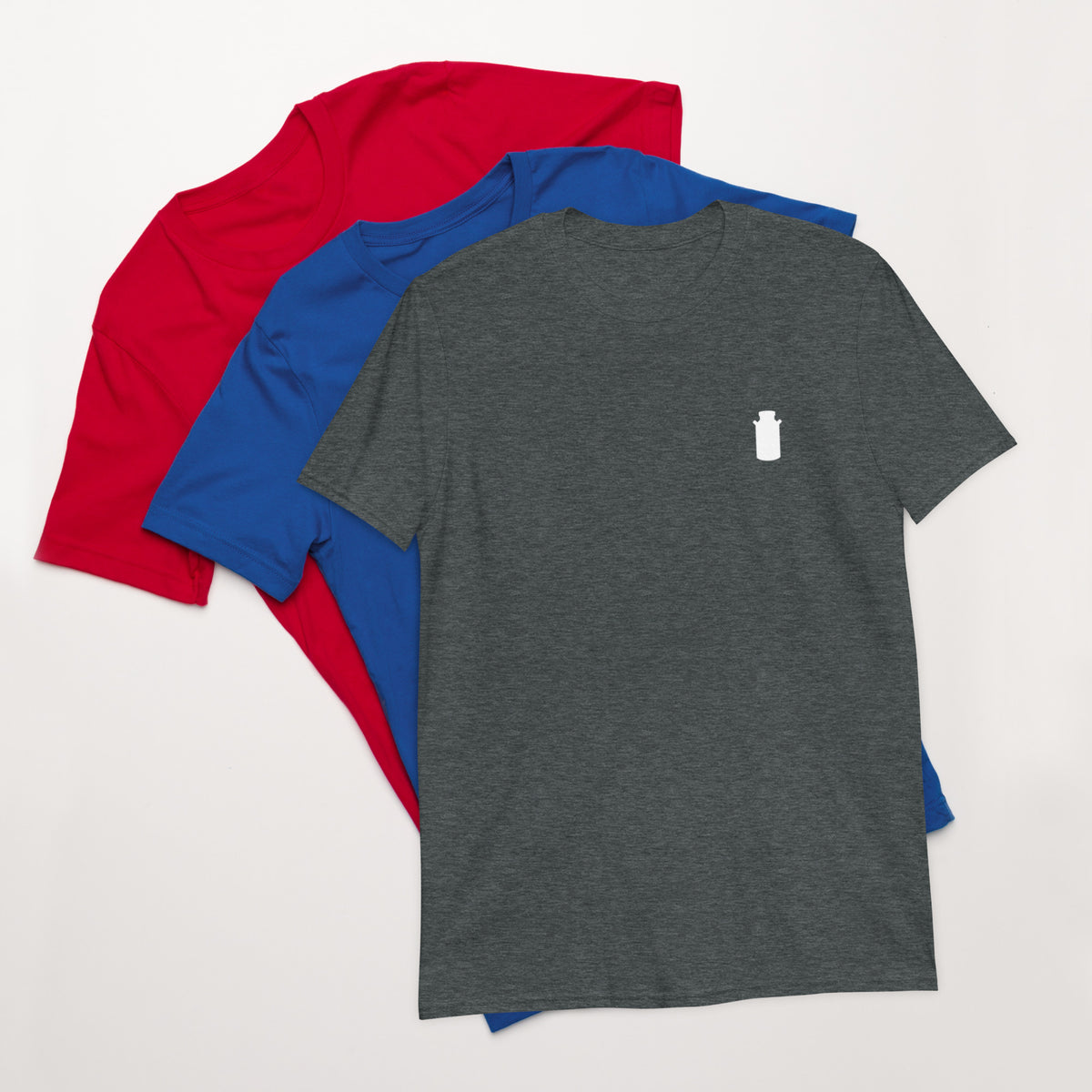 Short-Sleeve Milkster can logo - Unisex T-Shirt