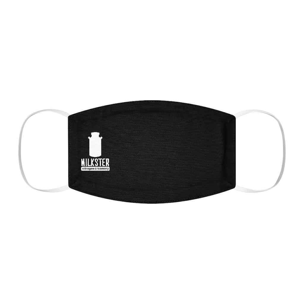 Snug-Fit Polyester Face Mask Black Classic Logo