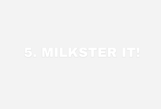 The Milkster Process Signage Whole Pack!