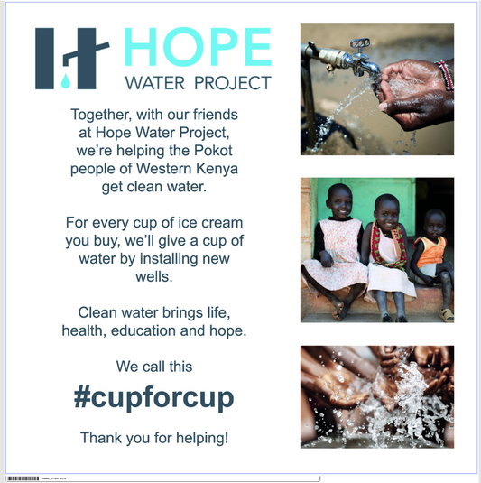 HOPE WATER PROJECT SIGN