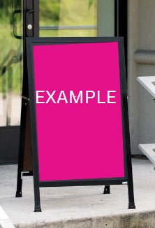 24"x36" Posters for A-frame Sign Highlighting  "Nitrogen Ice Cream & Shakes"