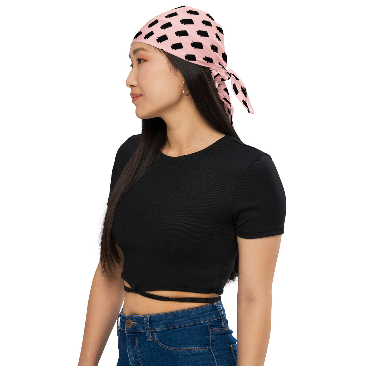 Pink Color Premium Milkster All-over print bandana