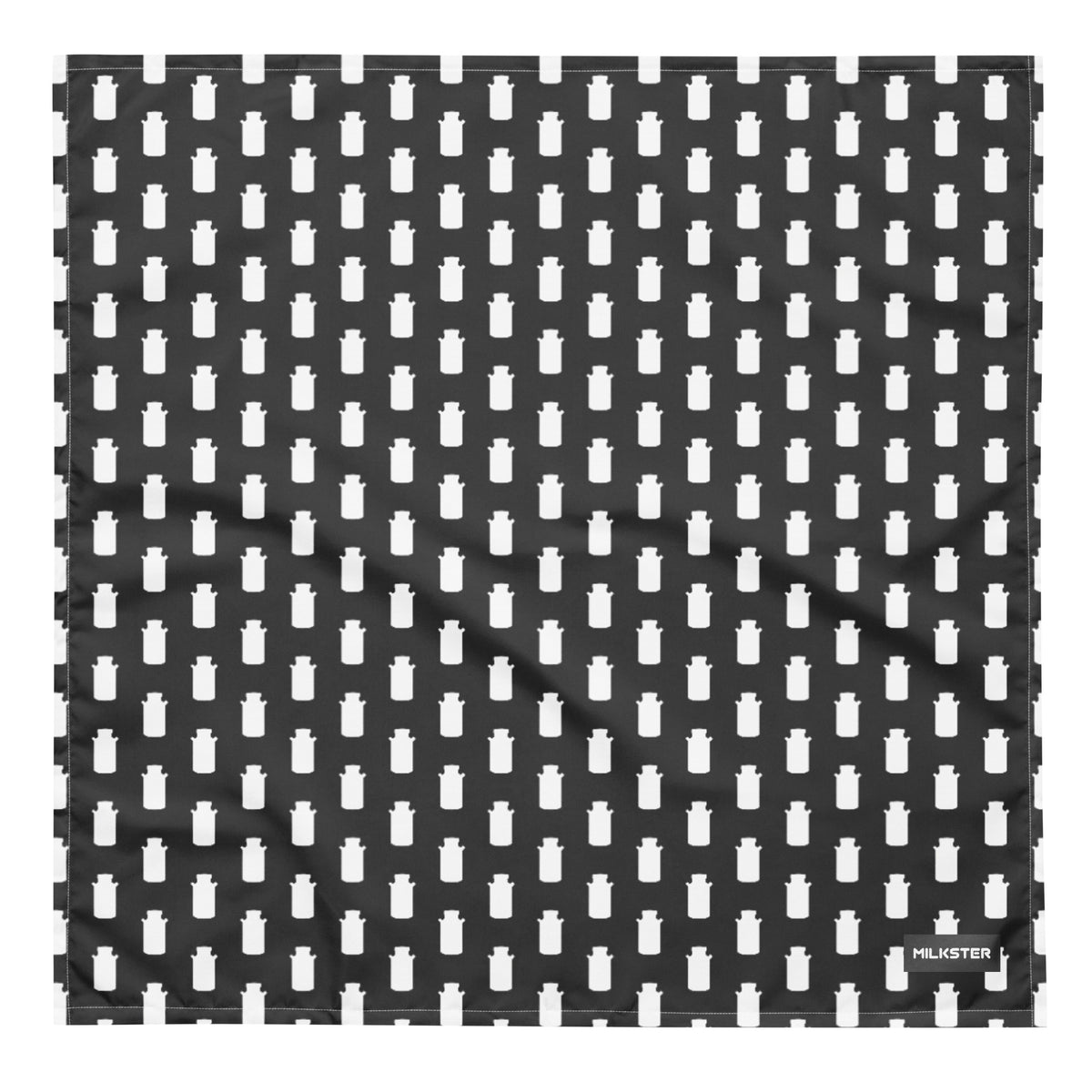 Milkster Can Black & White All-over print bandana