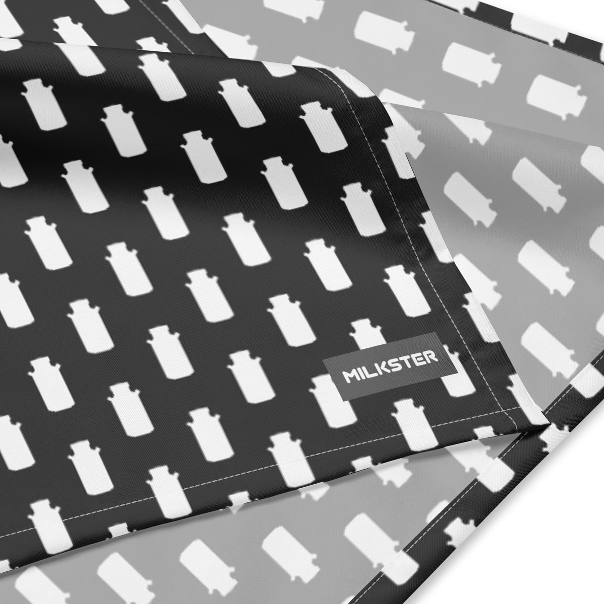 Milkster Can Black & White All-over print bandana