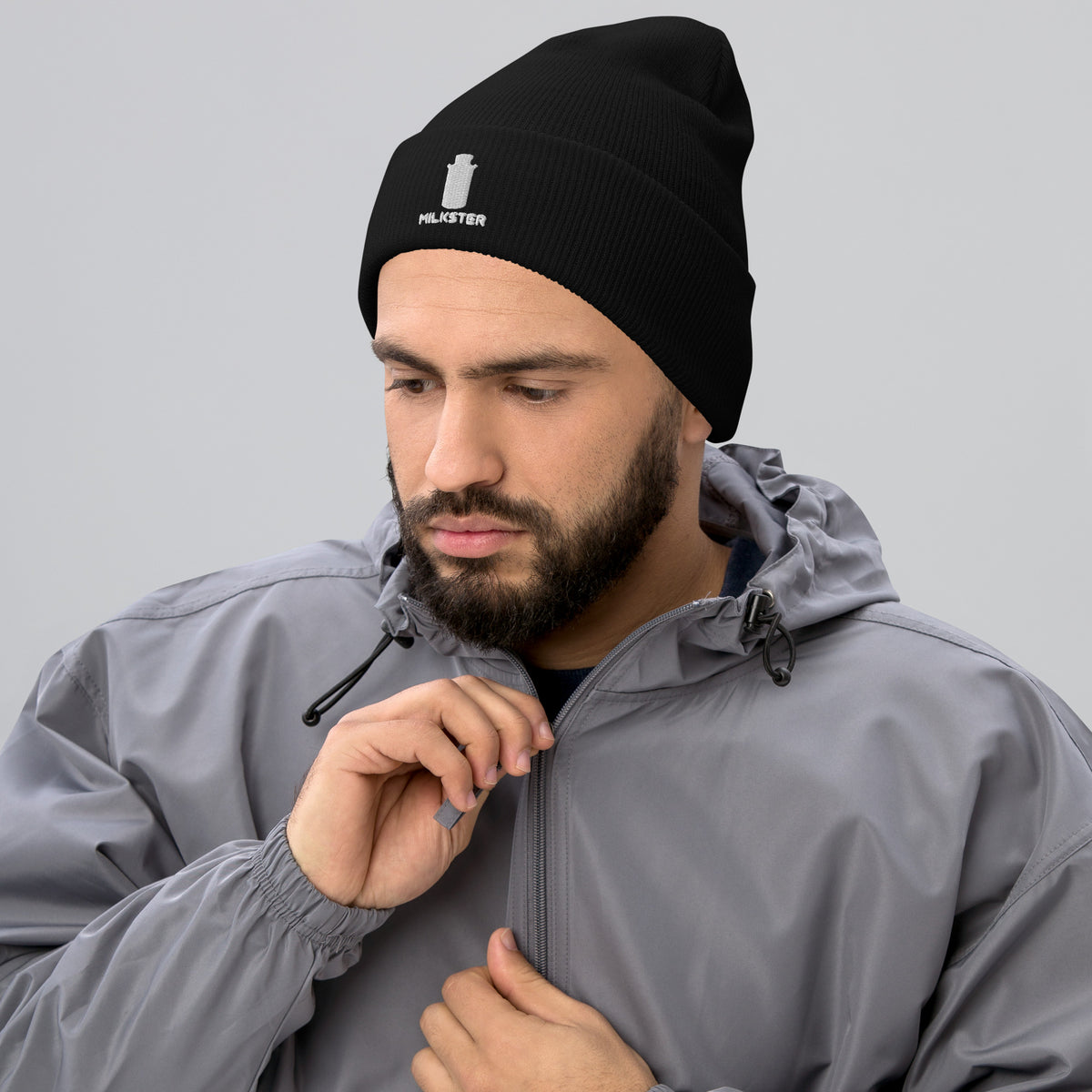 Milkster Portrait Logo Cuffed Beanie (*Our suggested retail price is 24.99$)
