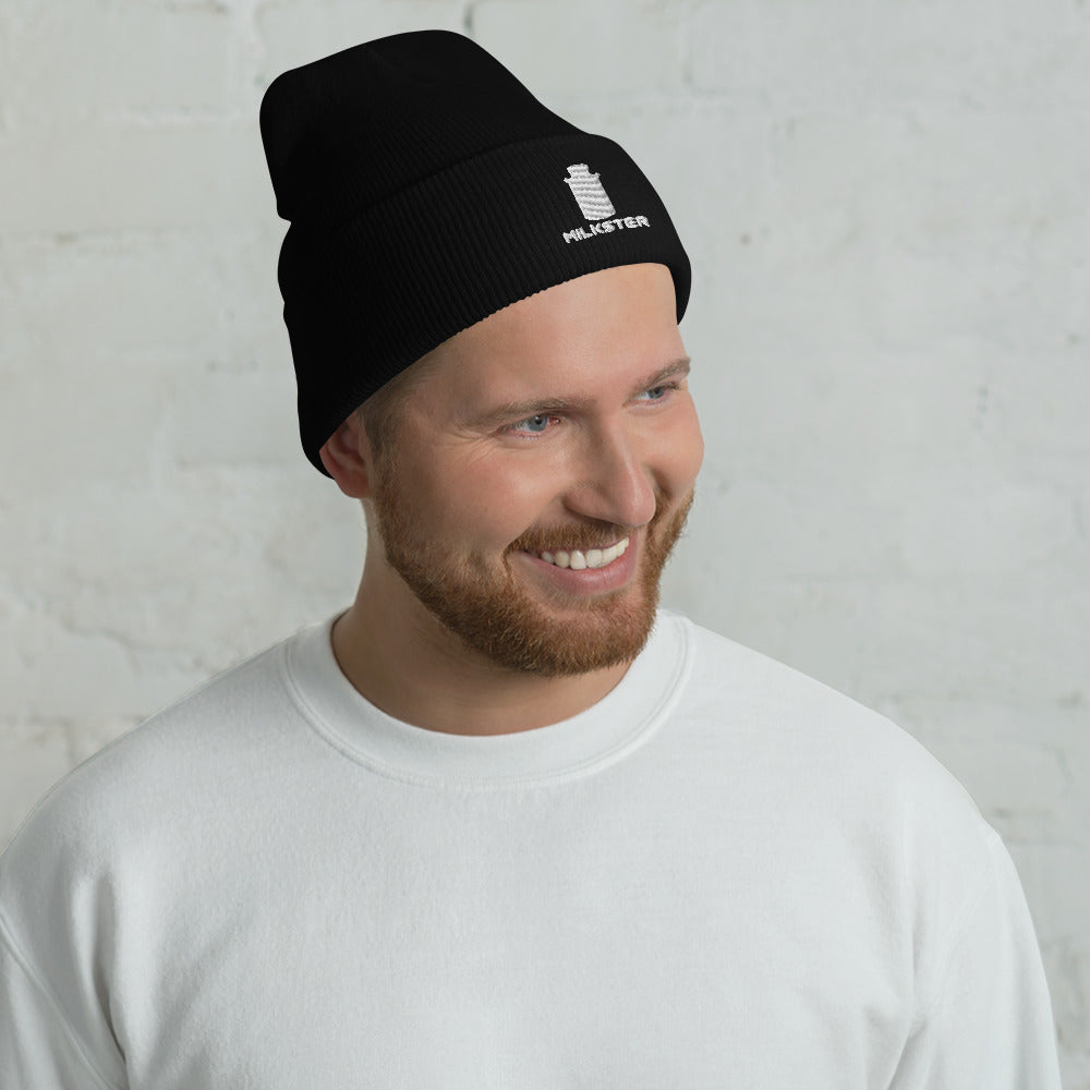 Milkster Portrait Logo Cuffed Beanie (*Our suggested retail price is 24.99$)