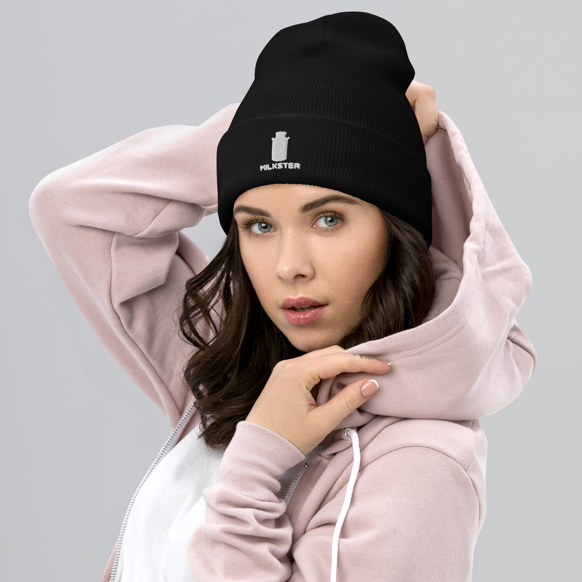 Milkster Portrait Logo Cuffed Beanie (*Our suggested retail price is 24.99$)