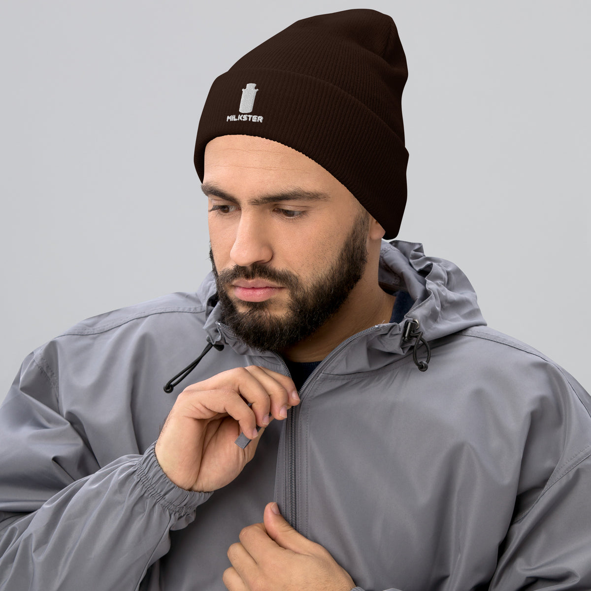 Milkster Portrait Logo Cuffed Beanie (*Our suggested retail price is 24.99$)