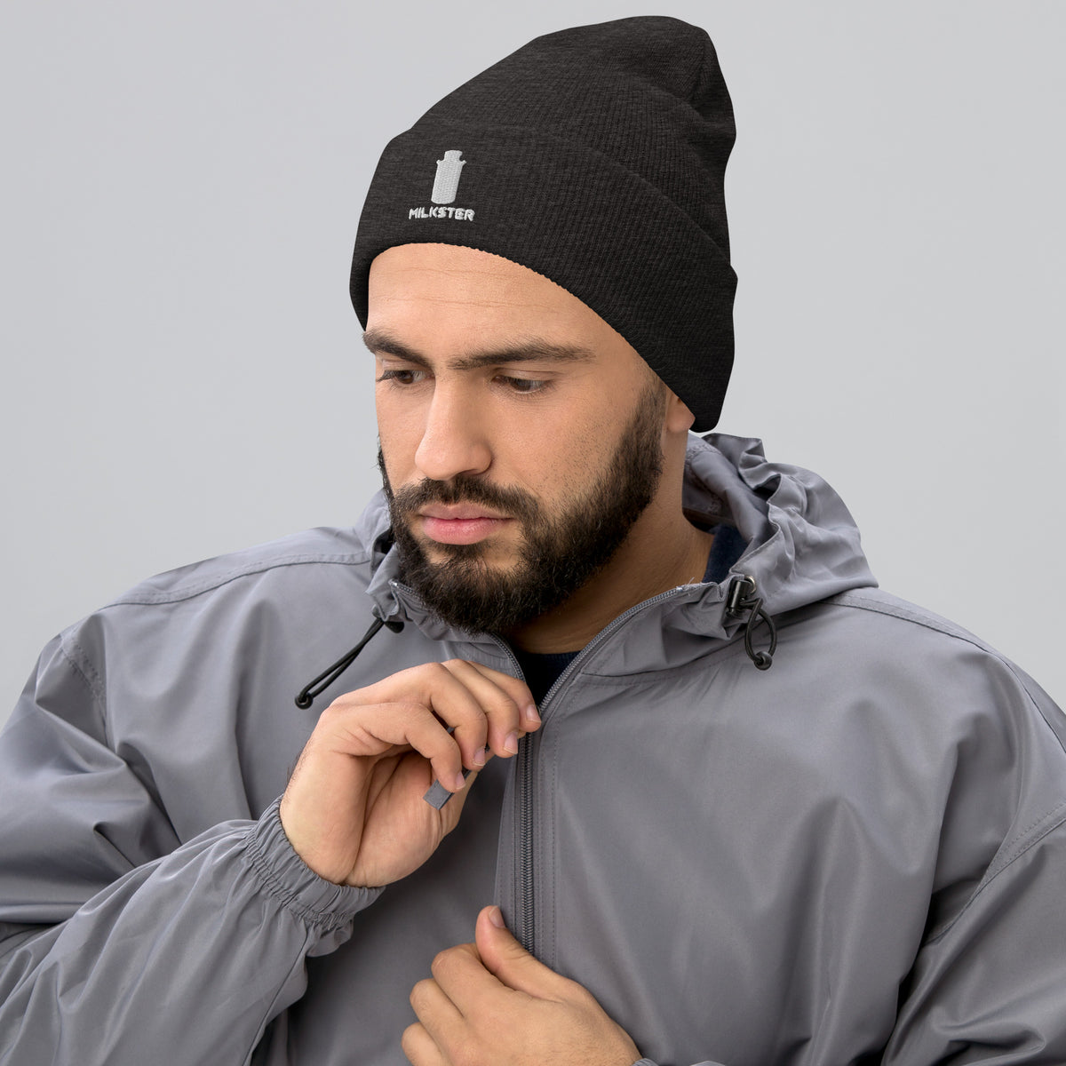 Milkster Portrait Logo Cuffed Beanie (*Our suggested retail price is 24.99$)