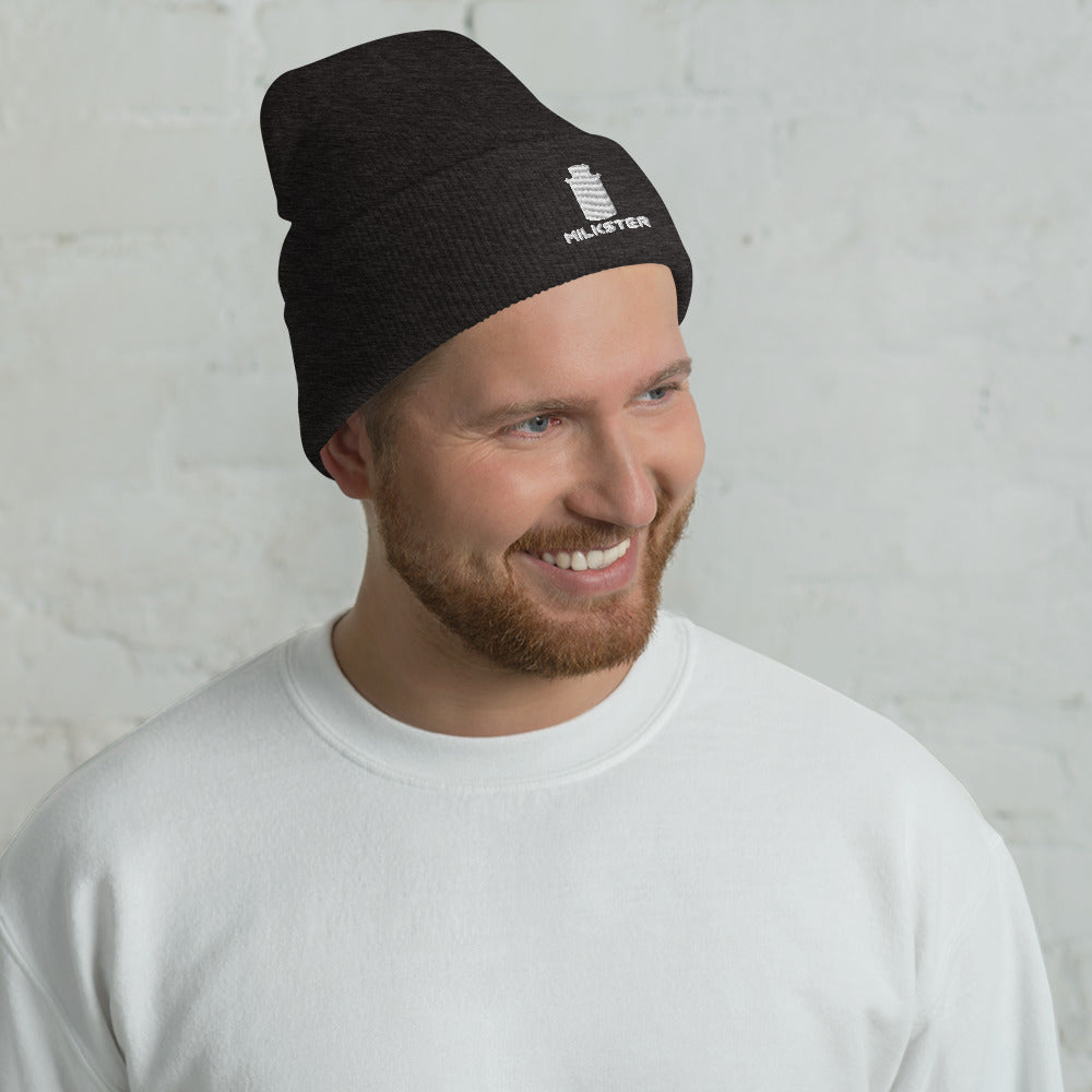 Milkster Portrait Logo Cuffed Beanie (*Our suggested retail price is 24.99$)