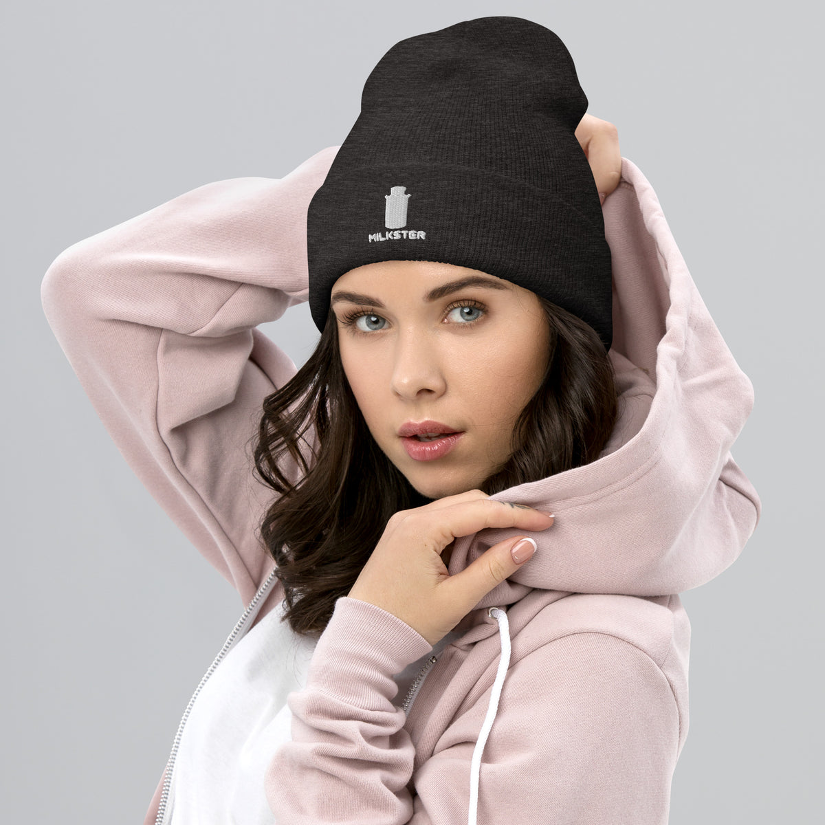 Milkster Portrait Logo Cuffed Beanie (*Our suggested retail price is 24.99$)
