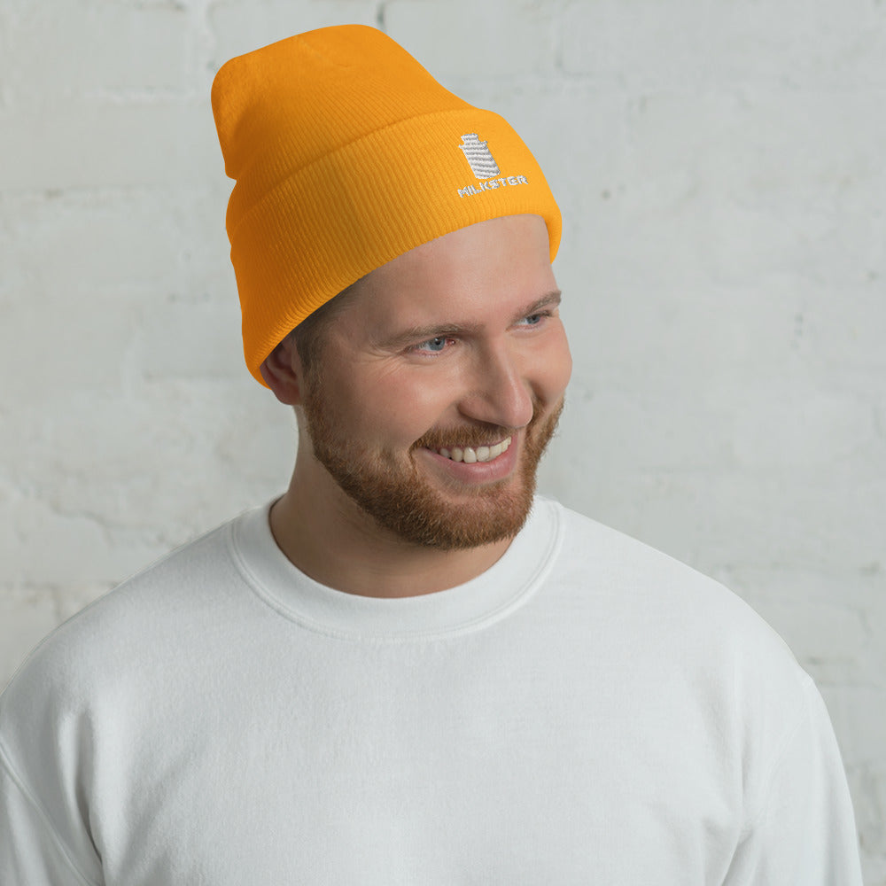 Milkster Portrait Logo Cuffed Beanie (*Our suggested retail price is 24.99$)