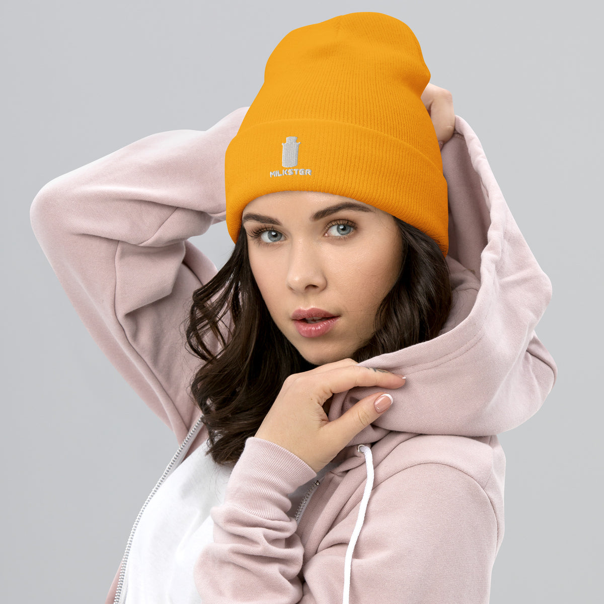 Milkster Portrait Logo Cuffed Beanie (*Our suggested retail price is 24.99$)