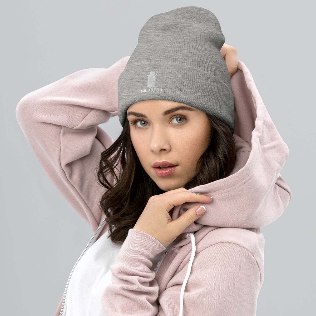 Milkster Portrait Logo Cuffed Beanie (*Our suggested retail price is 24.99$)
