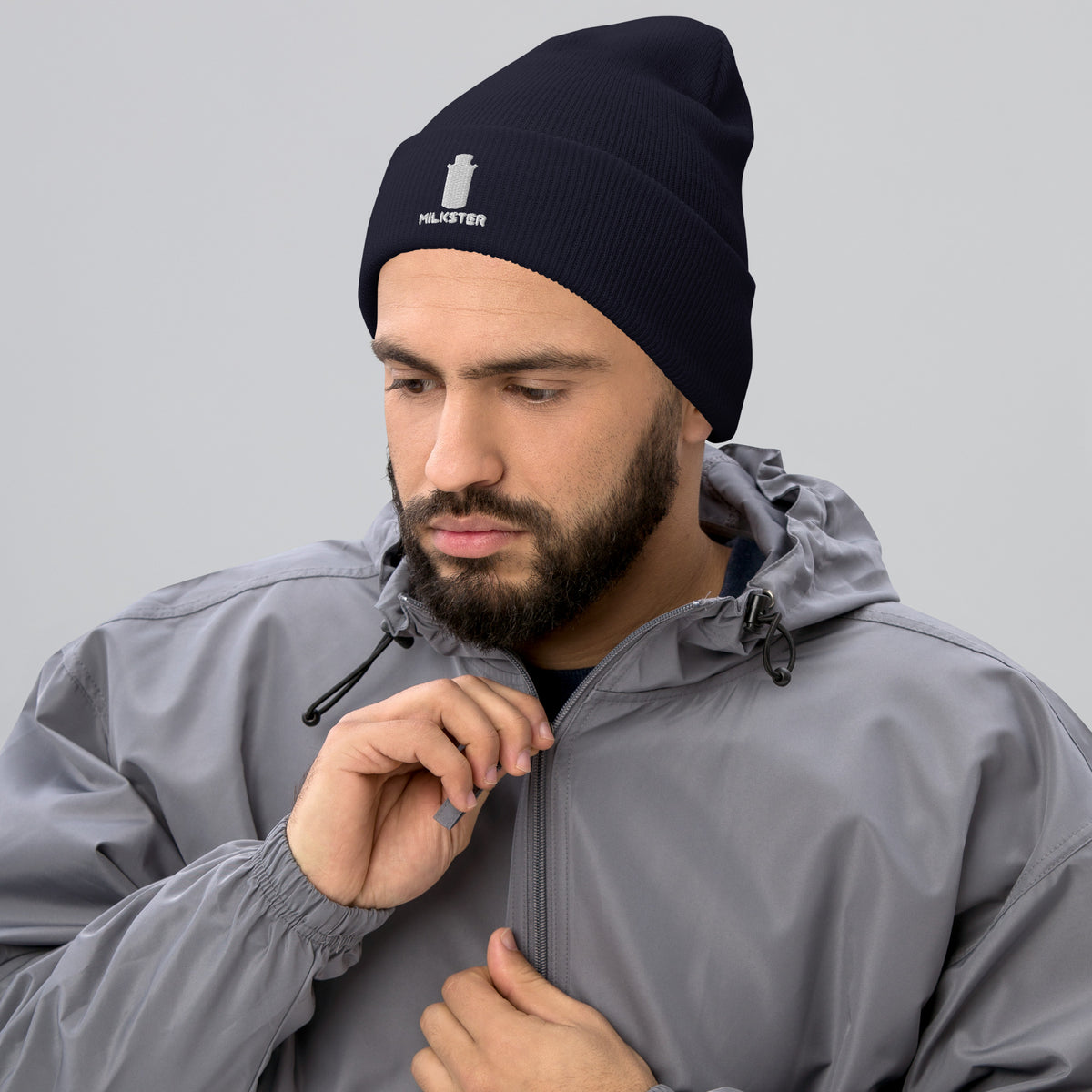 Milkster Portrait Logo Cuffed Beanie (*Our suggested retail price is 24.99$)
