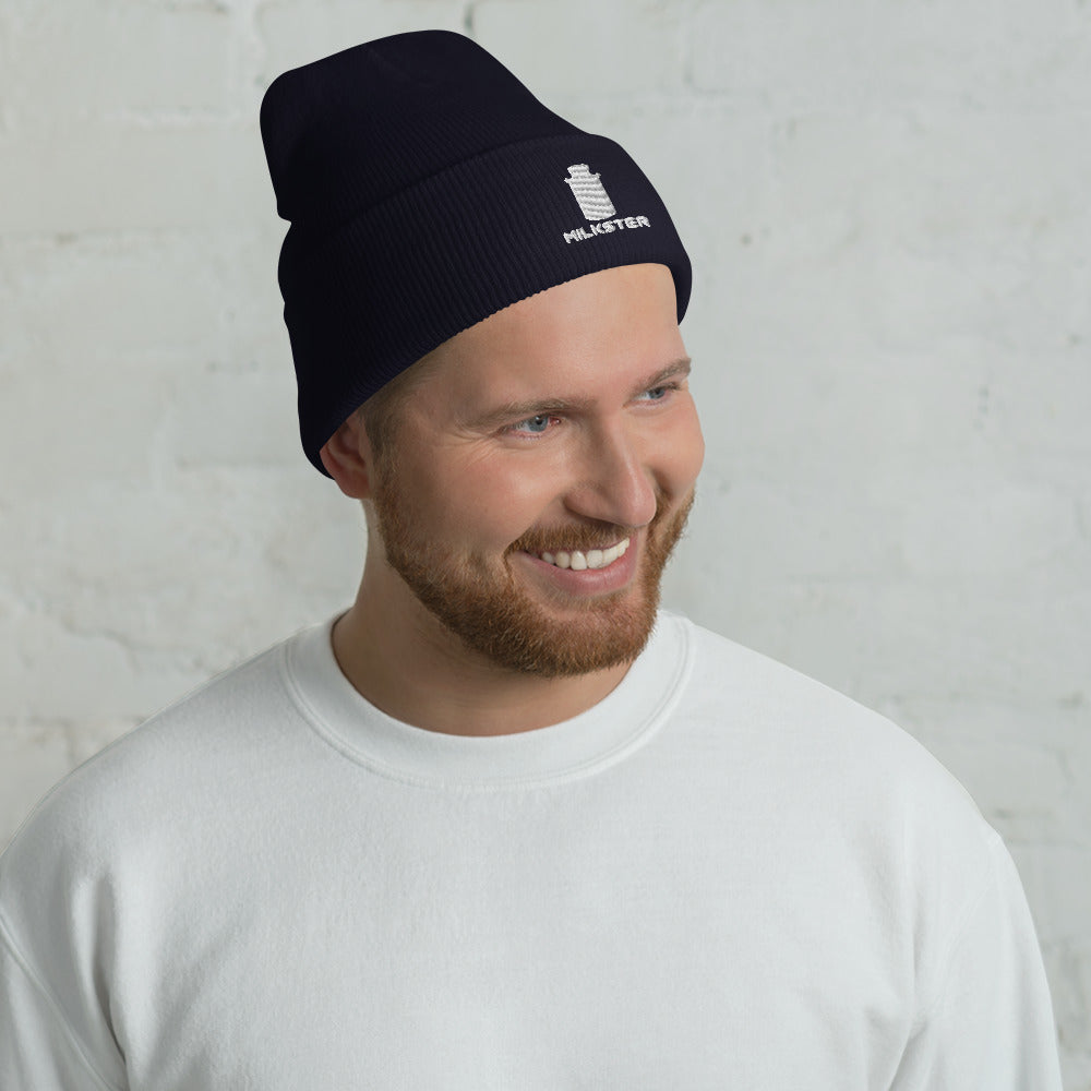 Milkster Portrait Logo Cuffed Beanie (*Our suggested retail price is 24.99$)