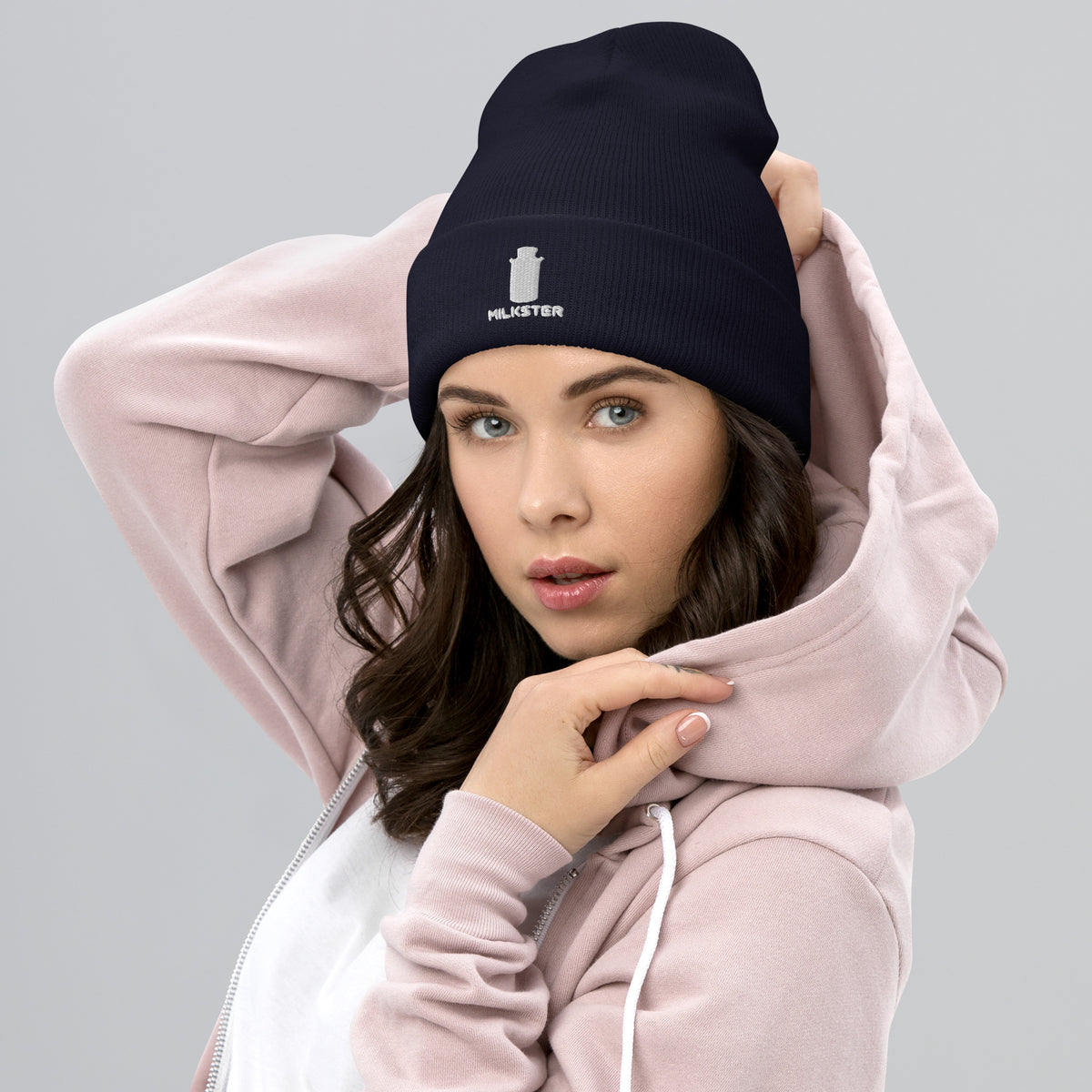 Milkster Portrait Logo Cuffed Beanie (*Our suggested retail price is 24.99$)