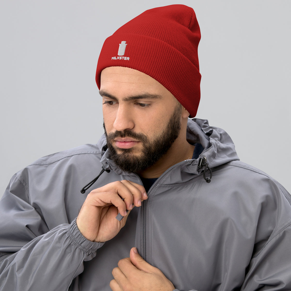 Milkster Portrait Logo Cuffed Beanie (*Our suggested retail price is 24.99$)