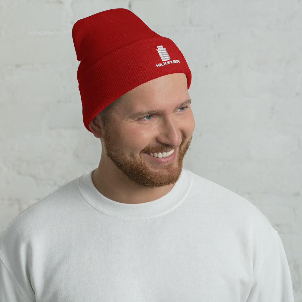 Milkster Portrait Logo Cuffed Beanie (*Our suggested retail price is 24.99$)