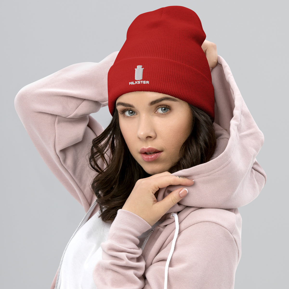 Milkster Portrait Logo Cuffed Beanie (*Our suggested retail price is 24.99$)