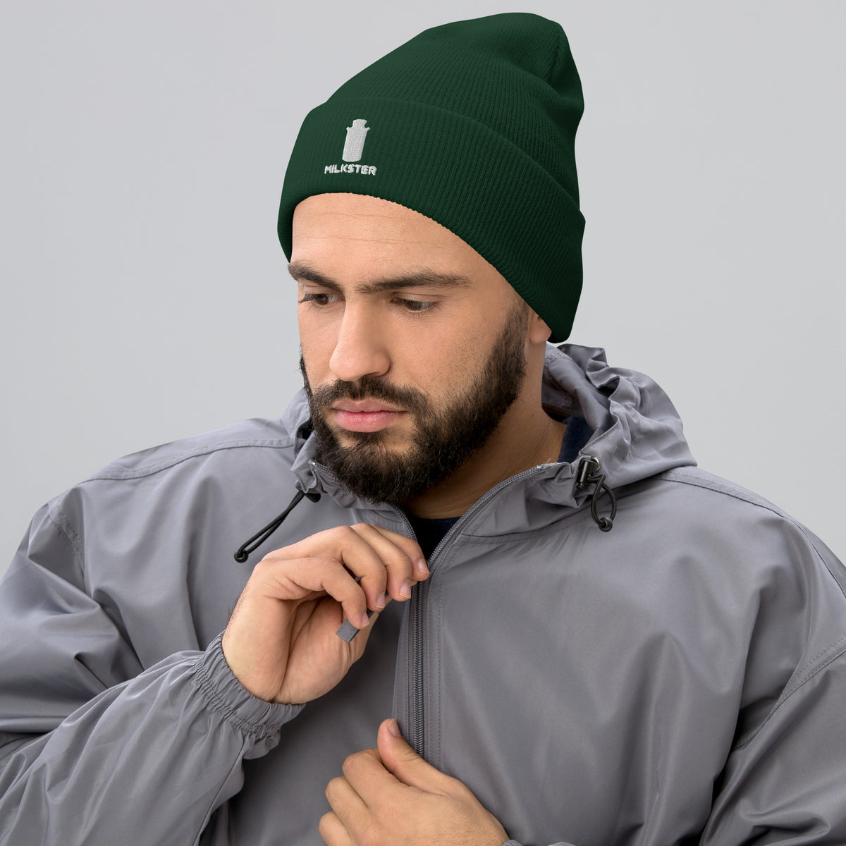 Milkster Portrait Logo Cuffed Beanie (*Our suggested retail price is 24.99$)