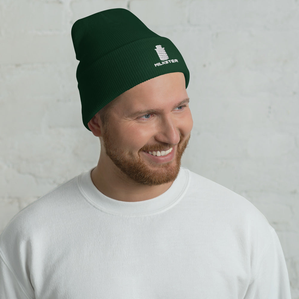 Milkster Portrait Logo Cuffed Beanie (*Our suggested retail price is 24.99$)