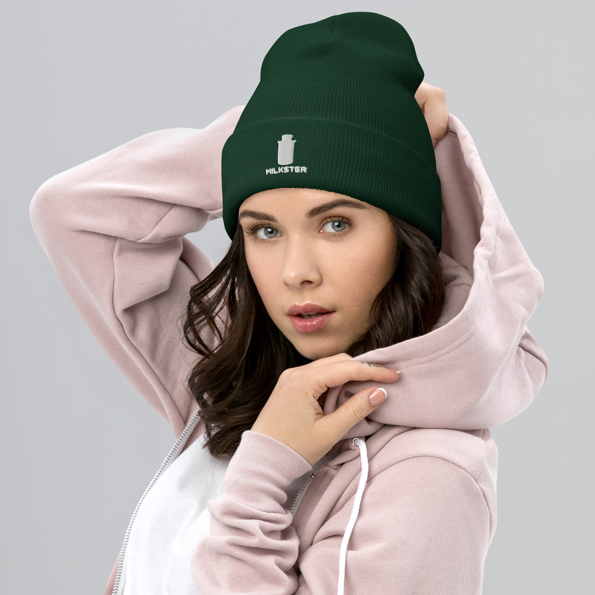 Milkster Portrait Logo Cuffed Beanie (*Our suggested retail price is 24.99$)