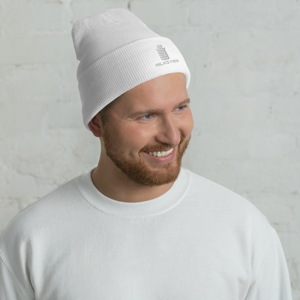 Milkster Portrait Logo Cuffed Beanie (*Our suggested retail price is 24.99$)