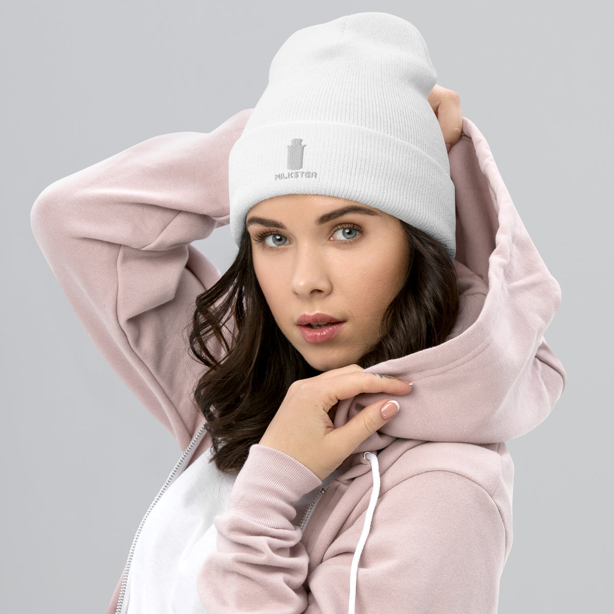 Milkster Portrait Logo Cuffed Beanie (*Our suggested retail price is 24.99$)