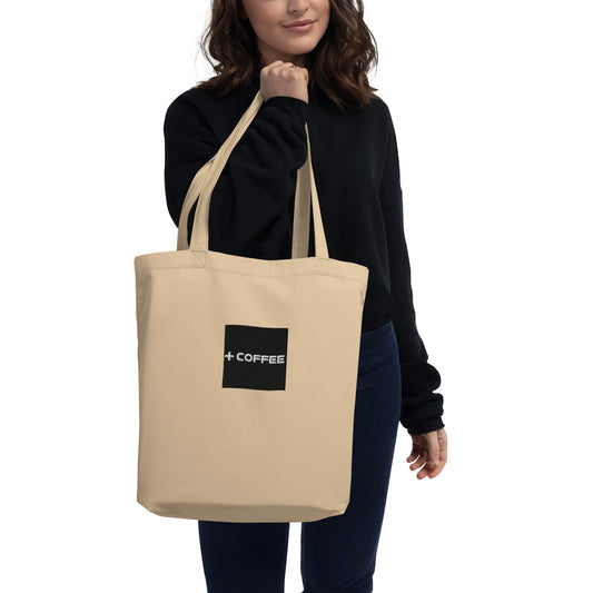 + Coffee  Embroidered  Tote Bag