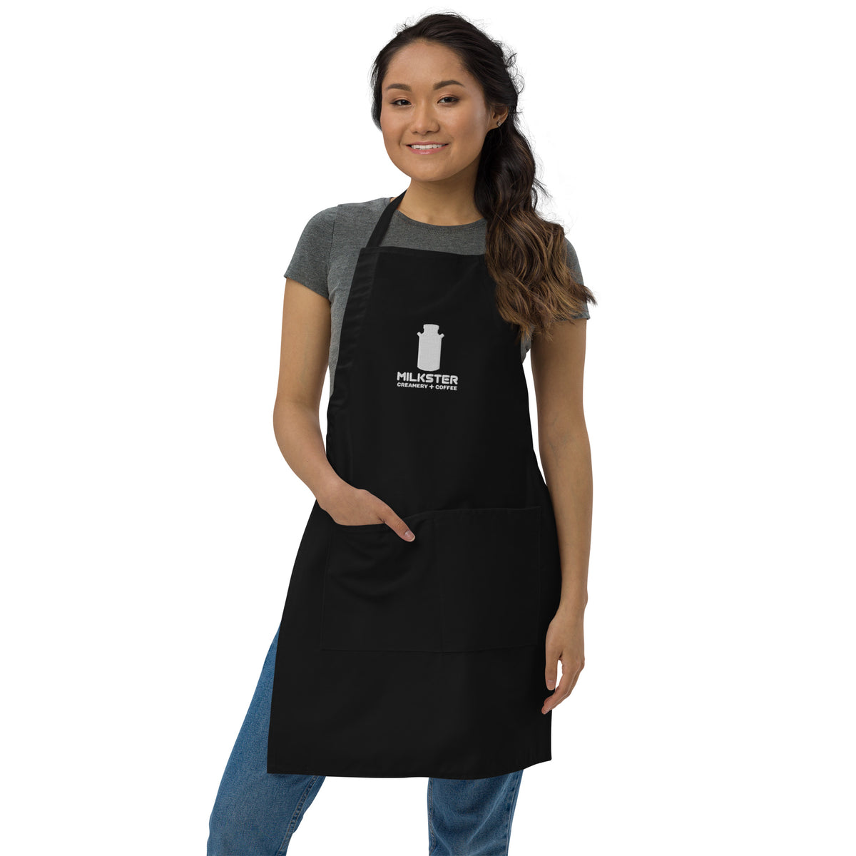 3.0 Logo "Creamery + Coffee" Embroidered Apron