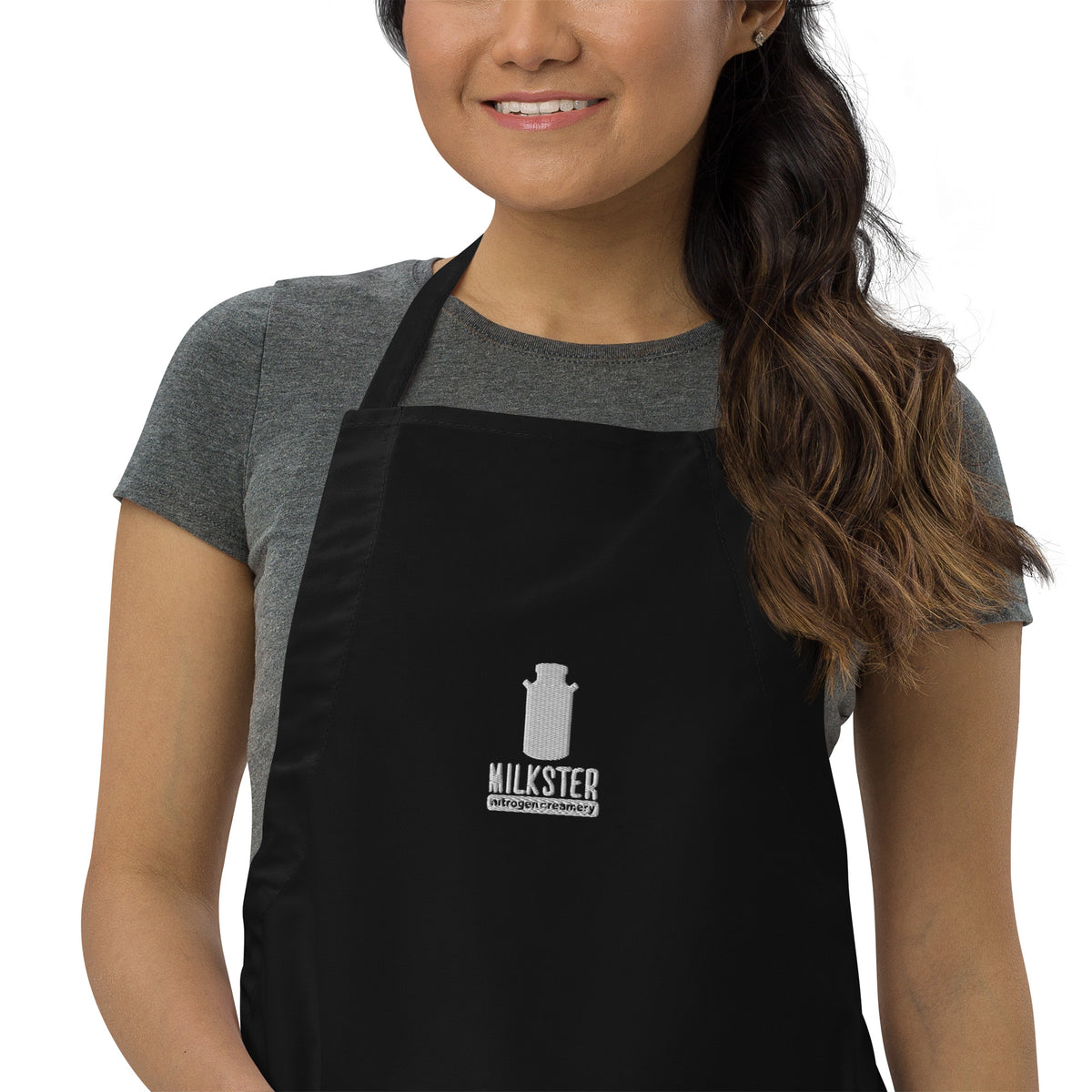 1.0 Logo Milkster "Nitrogen" Embroidered Staff Apron