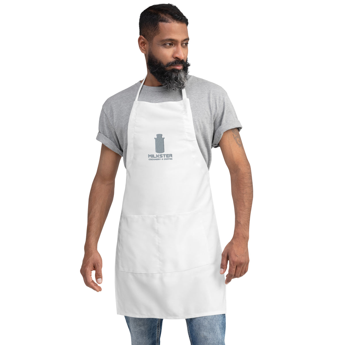 3.0 Logo "Creamery + Coffee" Embroidered Apron