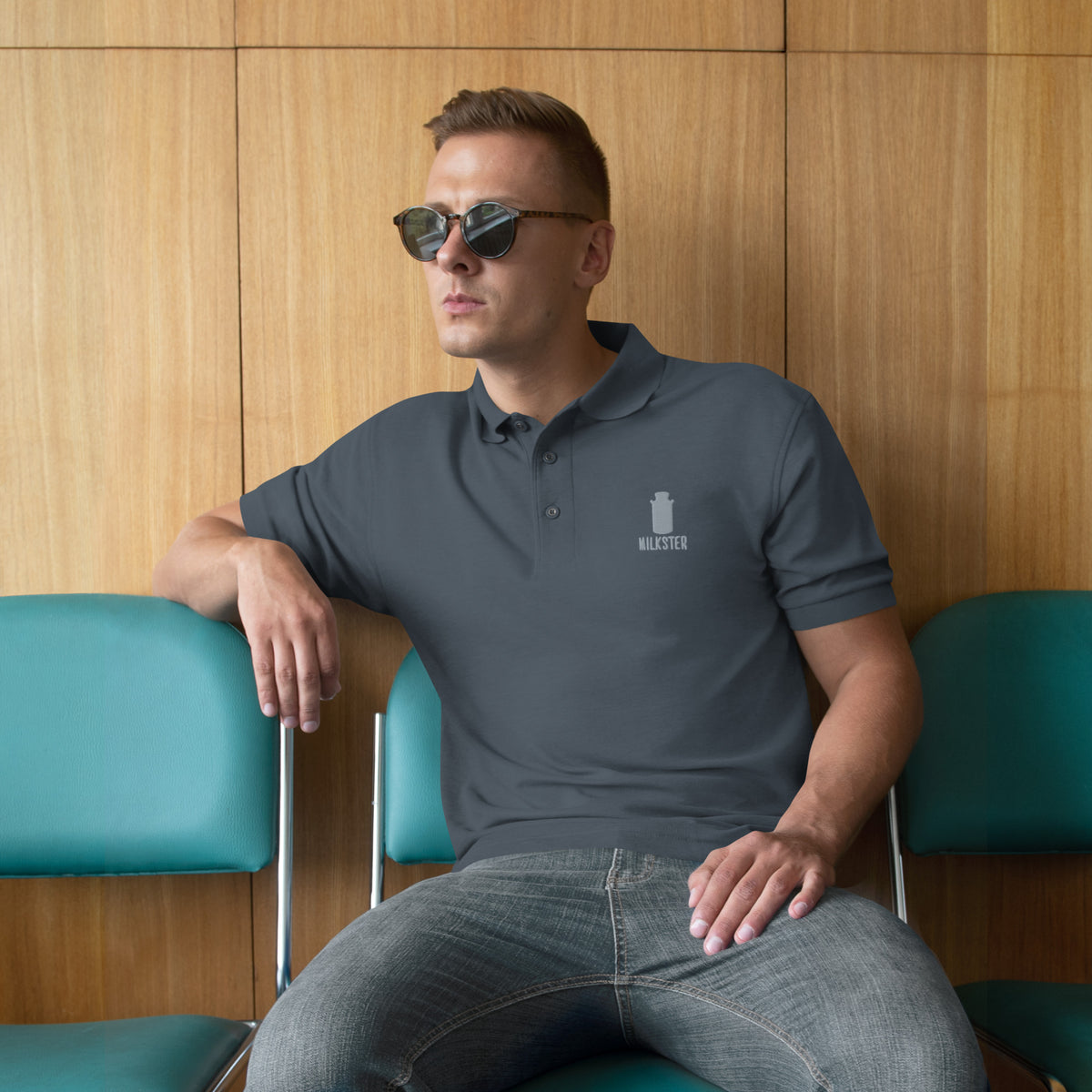 1.0 Logo Management Embroidered Port Authority Polo Shirt (*Our suggested retail price is 34.99$)