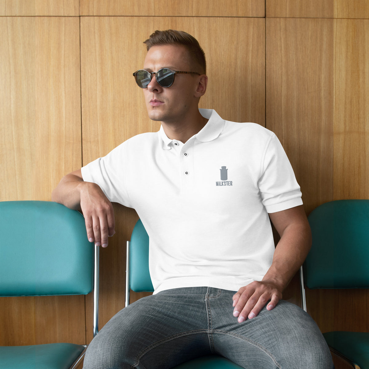 1.0 Logo Management Embroidered Port Authority Polo Shirt (*Our suggested retail price is 34.99$)