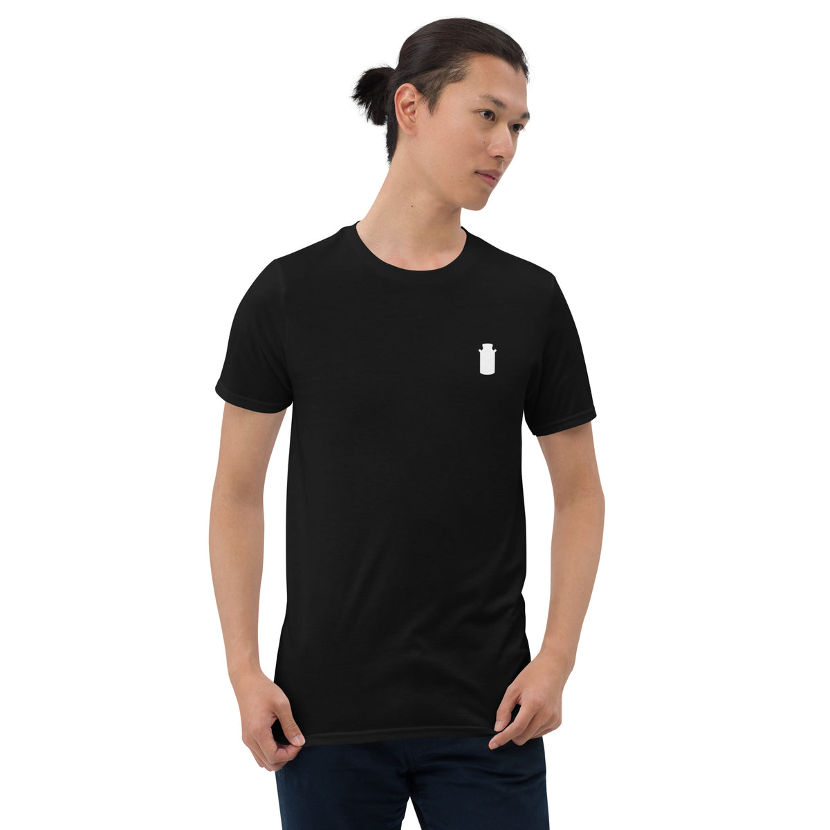 Short-Sleeve Milkster can logo - Unisex T-Shirt