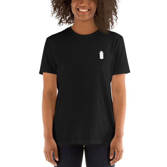 Short-Sleeve Milkster can logo - Unisex T-Shirt