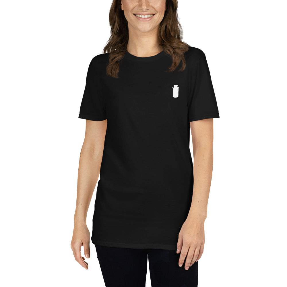 Short-Sleeve Milkster can logo - Unisex T-Shirt