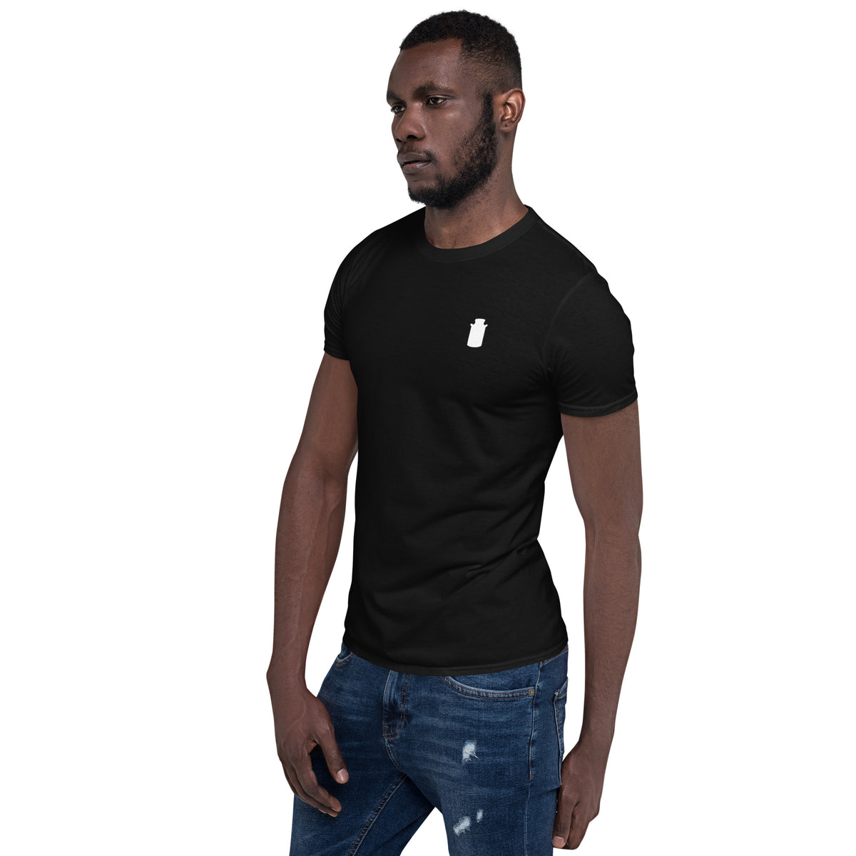 Short-Sleeve Milkster can logo - Unisex T-Shirt