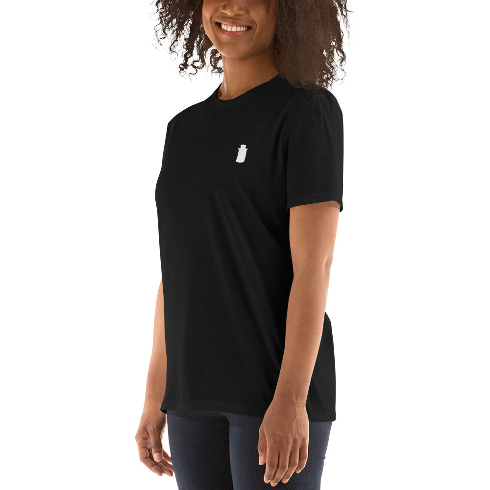 Short-Sleeve Milkster can logo - Unisex T-Shirt
