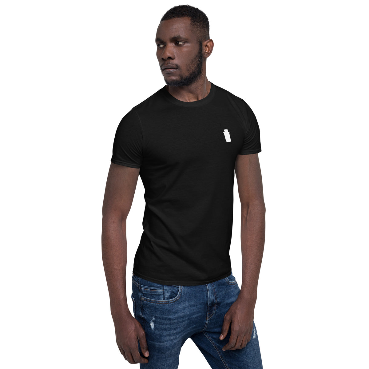 Short-Sleeve Milkster can logo - Unisex T-Shirt