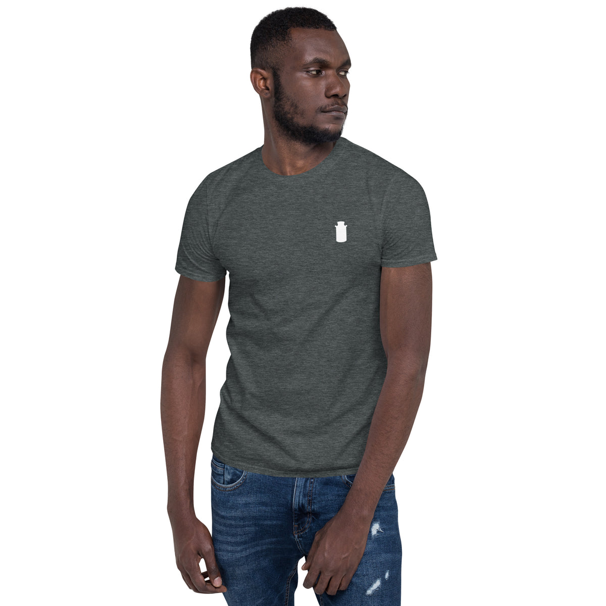 Short-Sleeve Milkster can logo - Unisex T-Shirt