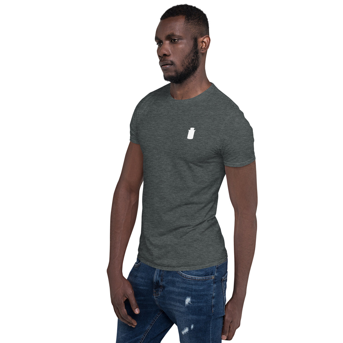 Short-Sleeve Milkster can logo - Unisex T-Shirt