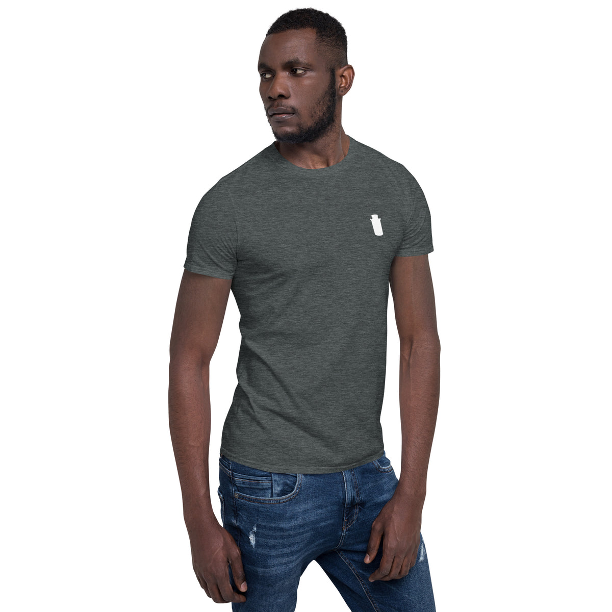 Short-Sleeve Milkster can logo - Unisex T-Shirt