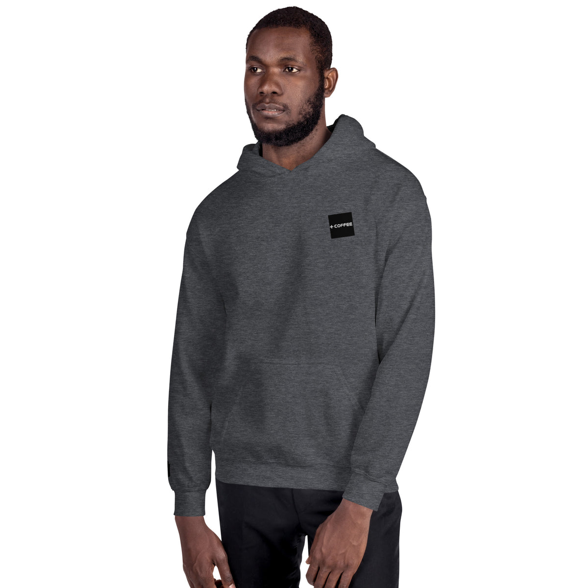 + COFFEE Logo (on Chest) & CAN Logo (sleeve) Unisex Hoodie