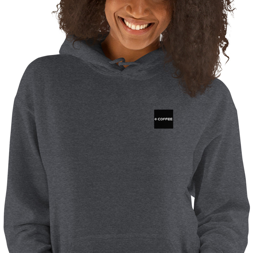 + COFFEE Logo (on Chest) & CAN Logo (sleeve) Unisex Hoodie