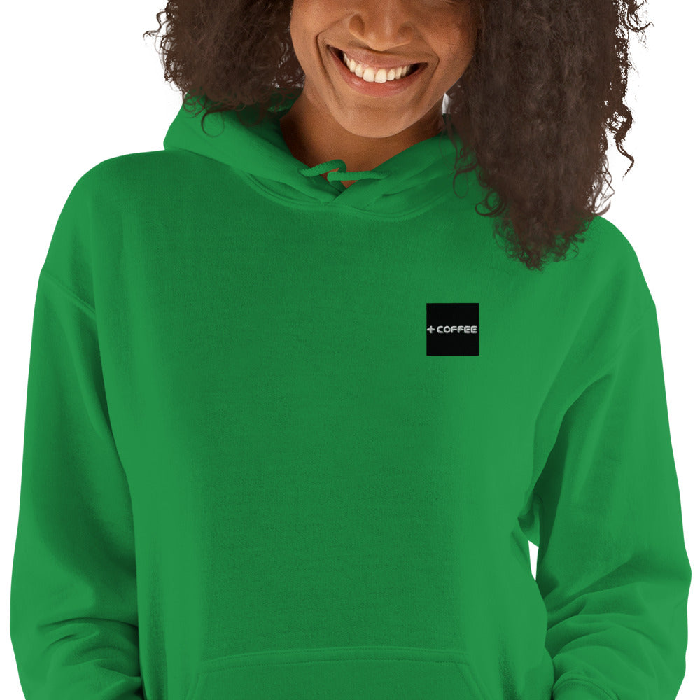 + COFFEE Logo (on Chest) & CAN Logo (sleeve) Unisex Hoodie