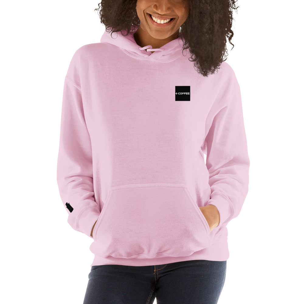 + COFFEE Logo (on Chest) & CAN Logo (sleeve) Unisex Hoodie