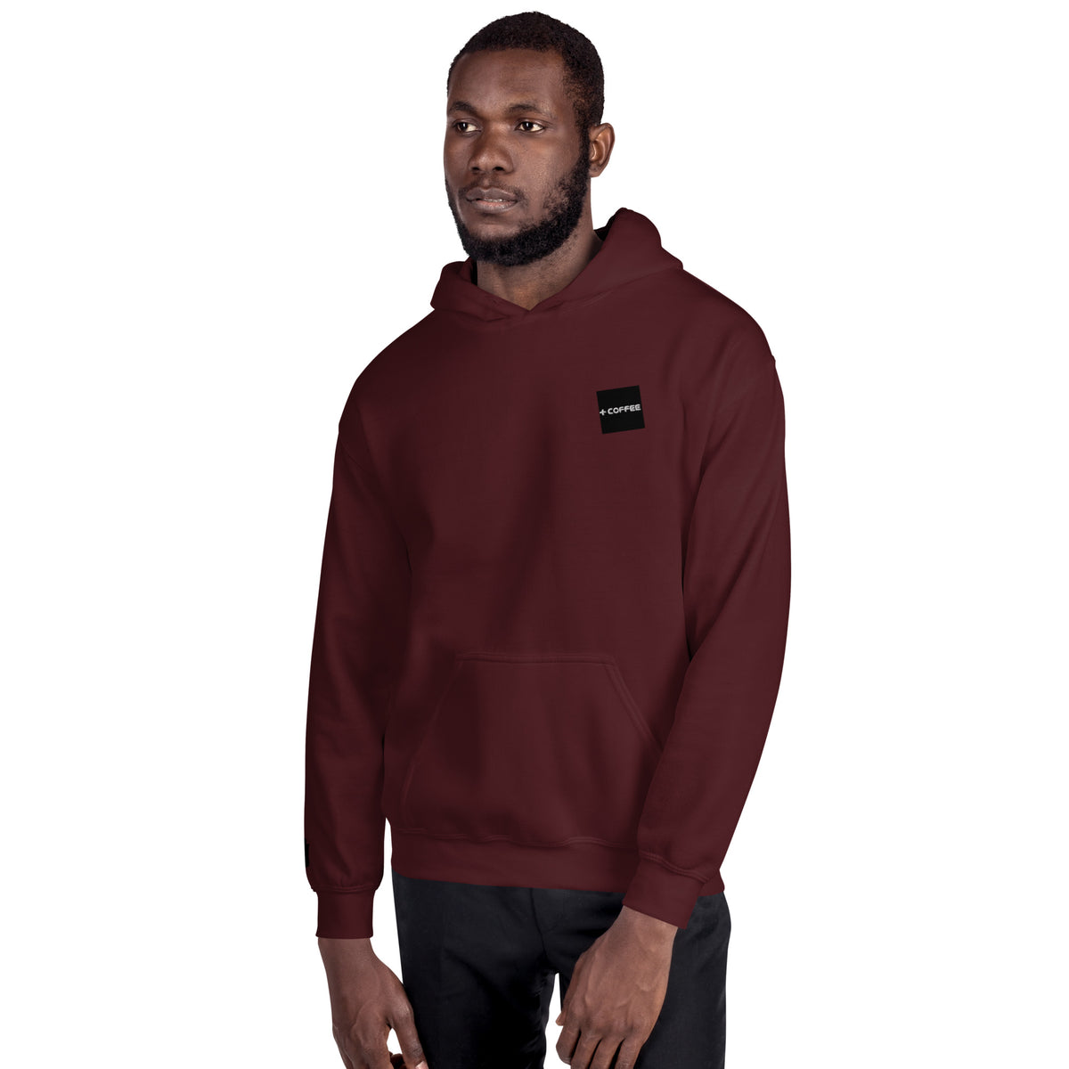 + COFFEE Logo (on Chest) & CAN Logo (sleeve) Unisex Hoodie