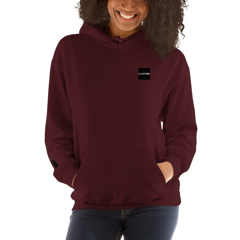 + COFFEE Logo (on Chest) & CAN Logo (sleeve) Unisex Hoodie